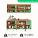 Ver imagem 4 de Cozinha Compacta 4 Peças 9 Portas 2 Gavetas Paris Sallêto Móveis