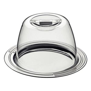 Porta-queijo Tramontina Ciclo em Aço Inox 20 Cm 2 Peças