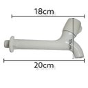 Ver imagem 2 de Torneira Pia Tanque Parede 1/2 Cores Tubo Reforçado PVC
