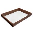 Ver imagem 2 de Bandeja Aparador Decorativa Espelhada Tacolado 15 X 21cm Madeira