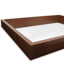 Ver imagem 3 de Bandeja Aparador Decorativa Espelhada Tacolado 15 X 21cm Madeira