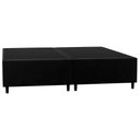 Ver imagem 1 de Base Cama Box Casal Queen 158cm Bipartido Hit I02 Suede Preto - Mpozenato