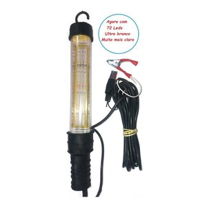 Pendente Em Cordão De Luz 72 Leds Ultra Branco Fio Pp 5 Mts - Alta Durabilidade