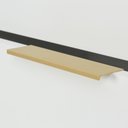 Ver imagem 7 de Cômoda Square para Quarto 3 Gavetas Pés de Metal 80cm Branco Dourado Casavee