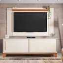 Ver imagem 2 de Bancada Rack com Painel para Tv até 65 Polegadas Jace Off White Mr/freijo