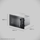 Ver imagem 3 de Micro-ondas de Embutir 34l Electrolux Me3bp Painel Touch Preto