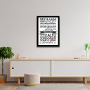 Ver imagem 2 de Quadro Frases Sobre Família 45x34cm - com vidro:Madeira preta