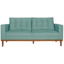 Ver imagem 3 de Sofá 2 Lugares Dubai Suede Azul Tiffany - ADJ Decor