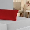 Ver imagem 2 de Fronha Xuxão Nobre 1 Peça 1,30m X 40cm Malha 100% Algodão - Vermelho