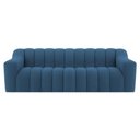 Ver imagem 5 de Sofá 2 Lugares Luxo Recepção Escritorio Sala Elegance 180cm Linho Azul Royal