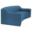 Ver imagem 4 de Sofá 2 Lugares Luxo Recepção Escritorio Sala Elegance 180cm Linho Azul Royal
