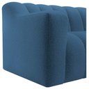 Ver imagem 3 de Sofá 2 Lugares Luxo Recepção Escritorio Sala Elegance 180cm Linho Azul Royal
