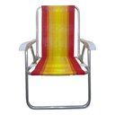 Ver imagem 2 de Cadeira de Praia Alta Nylon Encosto Alto Aluminio Ronchetti