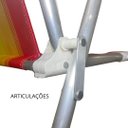 Ver imagem 6 de Cadeira de Praia Alta Nylon Encosto Alto Aluminio Ronchetti