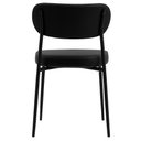 Ver imagem 5 de Cadeira Lilly Courino Preto - Sallar Home