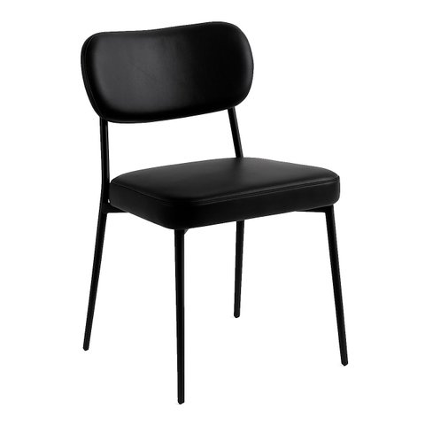 Cadeira Lilly Courino Preto - Sallar Home