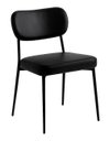 Ver imagem 1 de Cadeira Lilly Courino Preto - Sallar Home
