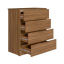 Ver imagem 3 de Cômoda Alia Quarto com 4 Gavetas