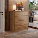 Ver imagem 2 de Cômoda Alia Quarto com 4 Gavetas