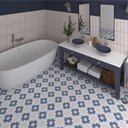 Ver imagem 5 de Adesivo Piso Box Estrela Rosa Antiderrapante Lavável Pastilha Colacomigo 1,20 X 1,50 Metros