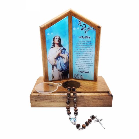 Oração De Mesa Com Porta Terço Nossa Senhora da Conceição