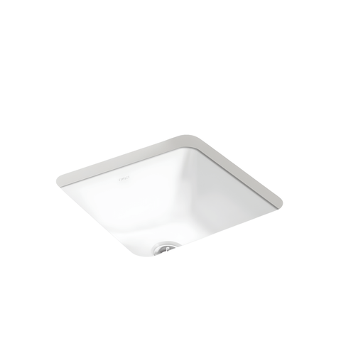 Cuba para Banheiro Kohler Vox Petit de Embutir Quadrada 40x40cm Branca| 28635BR-0