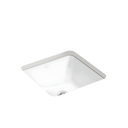 Ver imagem 1 de Cuba para Banheiro Kohler Vox Petit de Embutir Quadrada 40x40cm Branca| 28635BR-0