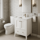 Ver imagem 2 de Cuba para Banheiro Kohler Vox Petit de Embutir Quadrada 40x40cm Branca| 28635BR-0