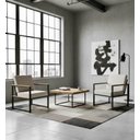 Ver imagem 2 de Kit 02 Poltronas Cadeiras  Decorativa em Aço Carbono Norah