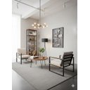 Ver imagem 3 de Kit 02 Poltronas Cadeiras  Decorativa em Aço Carbono Norah