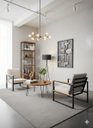 Ver imagem 3 de Kit 02 Poltronas Cadeiras Decorativa em Aço Carbono Norah