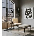 Ver imagem 1 de Kit 02 Poltronas Cadeiras  Decorativa em Aço Carbono Norah