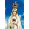 Quebra-cabeça Religioso Nossa Senhora de Fátima de 35 Peças Mdf com Chaveiro - 1