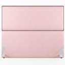 Ver imagem 7 de Cabeceira Cama Box Casal Com Tachas 140 cm Vicenza L02 Suede Rosê - Lyam Decor