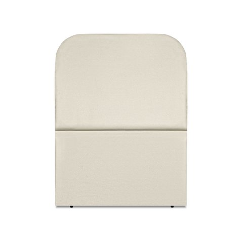 Cabeceira Estofada Solteiro Alana 90cm Suede Bege