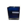 Vela Quadrada Vidro Azul Capim Limão 10x10 Cubolab - 1
