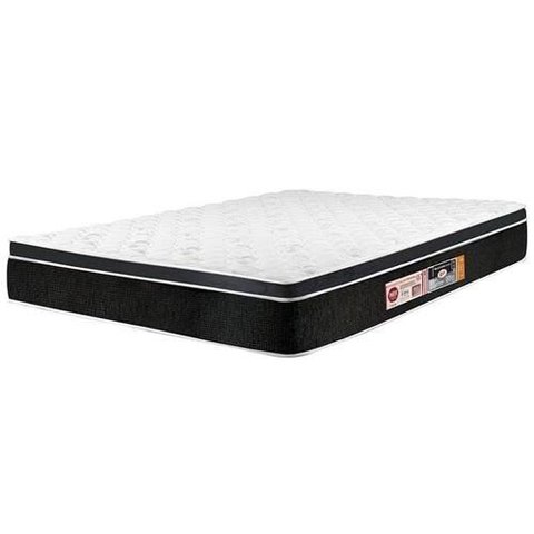 Colchão Casal de Espuma D45 Suede Cor Preto