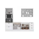 Ver imagem 3 de Kit Cozinha Modulada 5 Peças Americana Peças 1 Aéreo + 2 Balcões + 1 Paneleiro + 1 Complemento