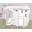 Ver imagem 2 de Bancada Barzinho para Embutir Adega Refrigerada 12 Garrafas