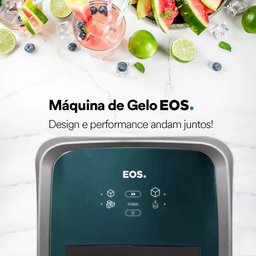 Máquina de Gelo 15kg EOS Ice Compact EMG02P Titanium 220V - 8