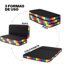 Ver imagem 7 de Puff 3 em 1 Multiuso Casal Dobrável D33 - Bf Colchões
