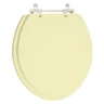 Assento Sanitario Poliester com Amortecedor Buzios Marfim (Bege Claro) para Vaso Hervy - 1