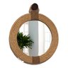 Espelho Redondo Decorativo Com Corda Sisal 90cm - 1