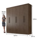 Ver imagem 4 de Guarda-Roupa Casal 6 Portas Belém Espresso Móveis