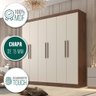 Guarda-Roupa Casal 6 Portas Belém Espresso Móveis - 6