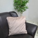 Ver imagem 2 de Kit 2 Capas Almofadas Luxo 50 X 50cm com Ziper Glamour Rose
