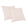 Kit 2 Capas Almofadas Luxo 50 X 50cm com Ziper Glamour Rose - 1