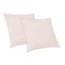 Ver imagem 1 de Kit 2 Capas Almofadas Luxo 50 X 50cm com Ziper Glamour Rose