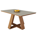 Ver imagem 1 de Mesa de Jantar Retangular 4 Lugares Moderna e Resistente:Off White