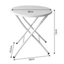 Ver imagem 2 de Mesa de Bar Dobrável Redonda D